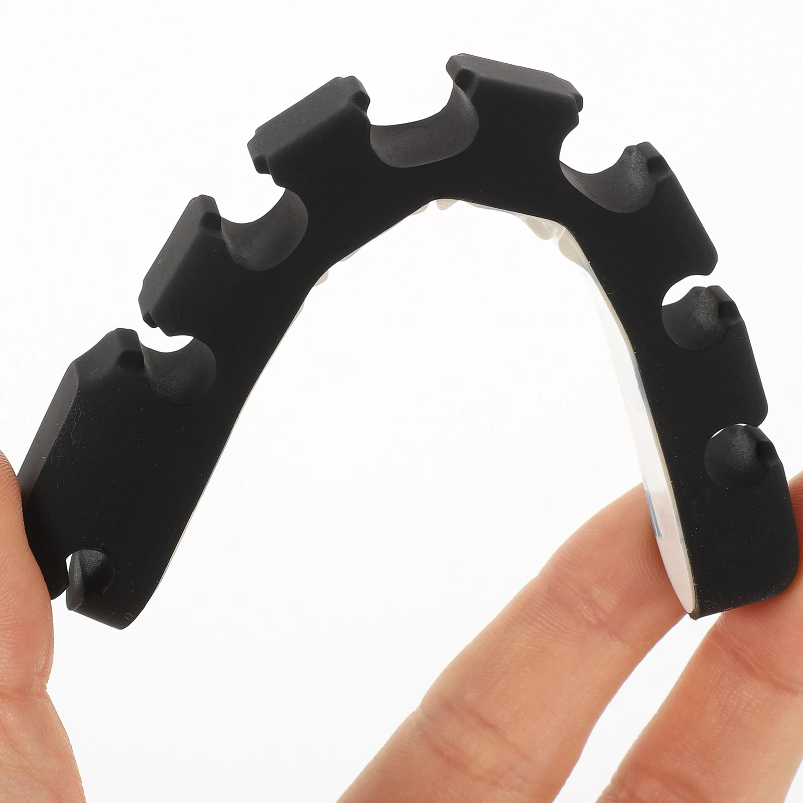 

2Pcs Cable Organizer Desk Cord Holder Adhesive Wire Clips for Managing USB Headphone Network Cables Clutter-Free Workspace