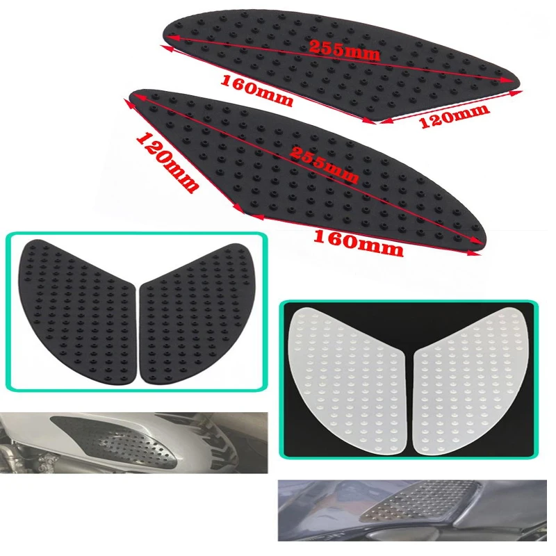 

Motorcycle Fuel Tank Traction Side Pad Anti Slip Sticker Heat Insulation Sticker Side Knee Pad For R1 R6 For CBR600RR CBR1000RR