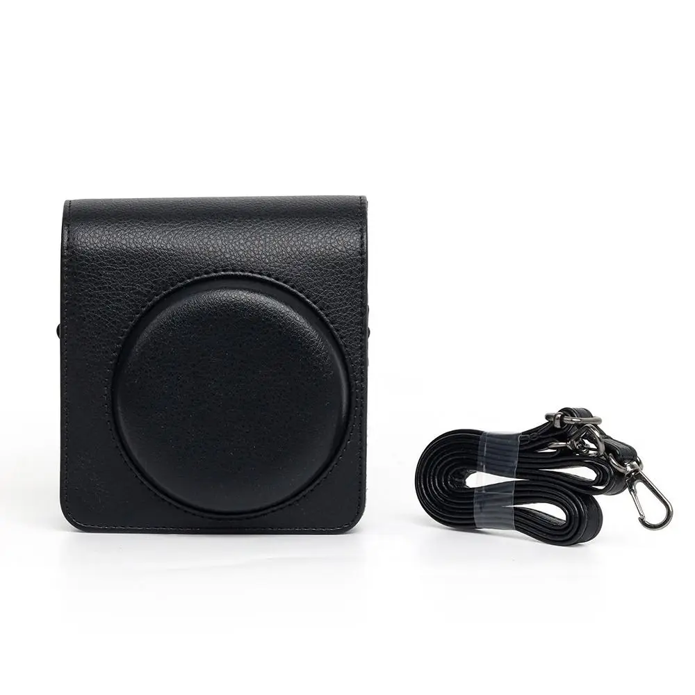 

PU Leather Instant Camera Case Adjustable Strap Shockproof Photography Pouch Retro Portable for Fujifilm Instax mini 99