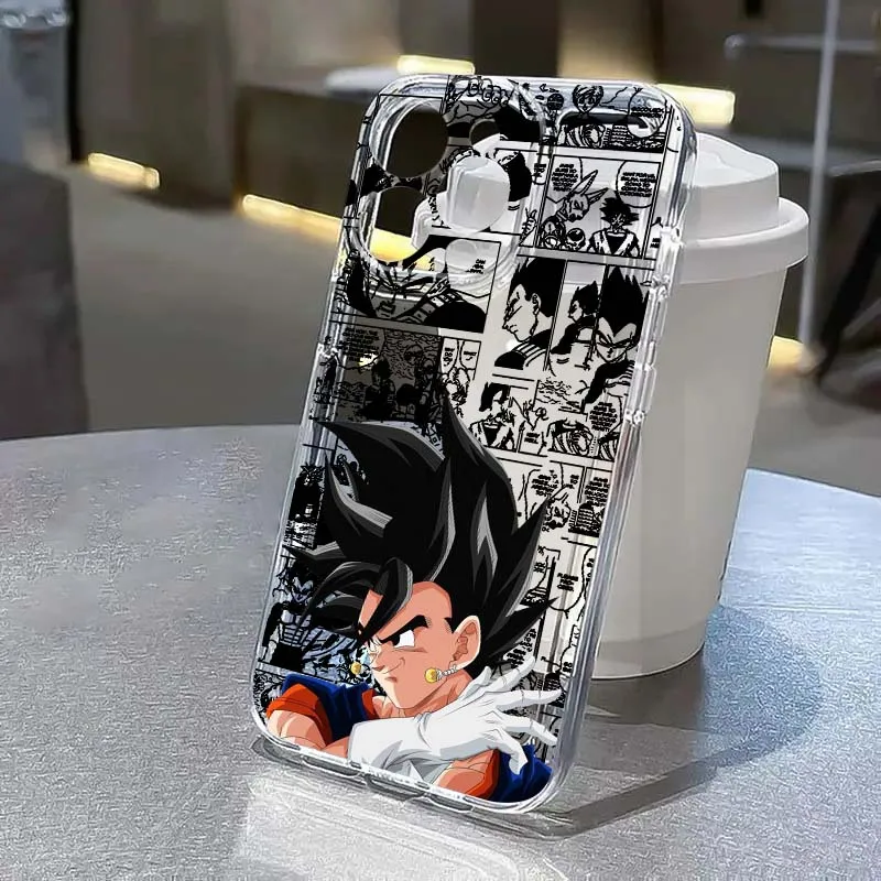 

Dragon Ball Anime Cool For Apple iPhone 17 16 15 14 13 12 11 Air Pro Max Plus Mini Transparent Soft Phone Case