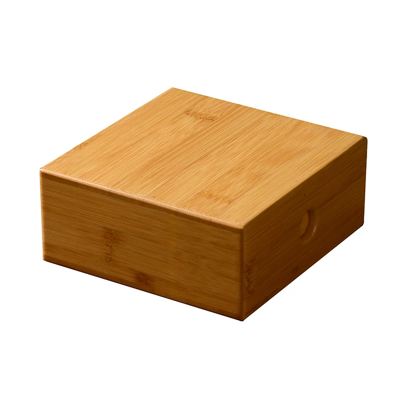 Bamboo Jewelry & Cosmetic Organizer Box - Multi-Use for Toys, Beads & More, Dimensions: 14146cm