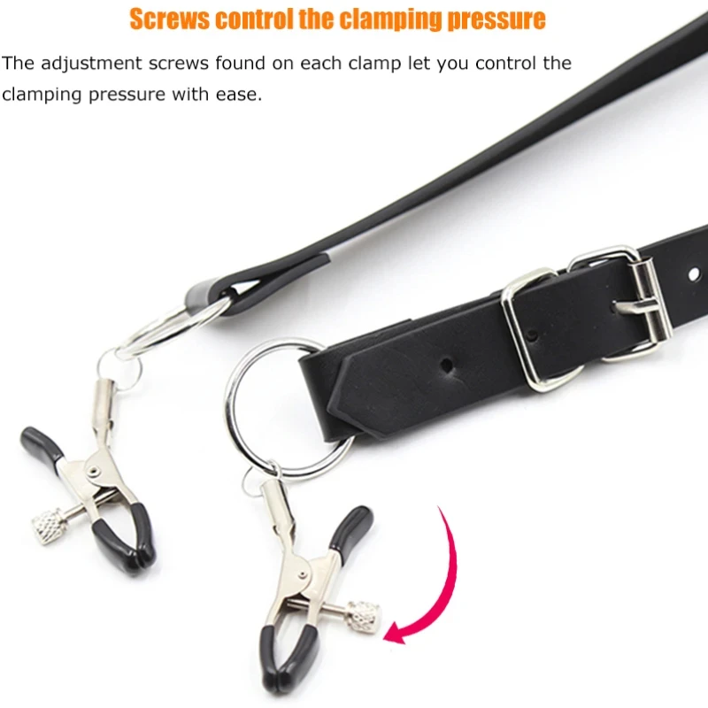 Labia Spreader Clip Nipple Clitoris Clamps BDSM Bondage Kit Adult Games Vagina Stimulator G-Spot Massage Sex Toys For Women SM