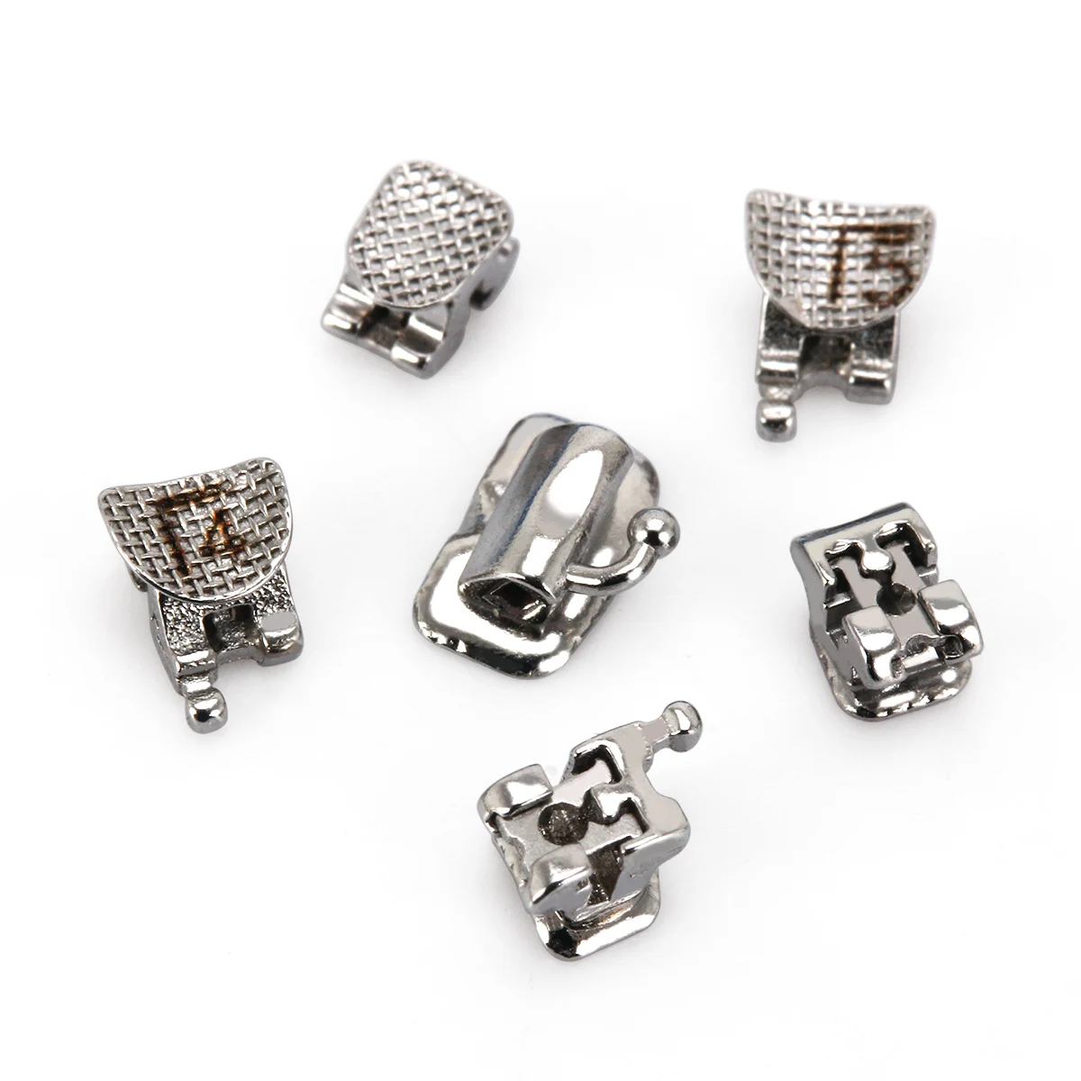 24 Stück/Box AZDENT Dental Kieferorthopädische Klammern Passive selbstligierende Zahnspangen mit Werkzeug Roth.022 Haken 345 & 1st Molar Bukkalröhrchen – Detail 4