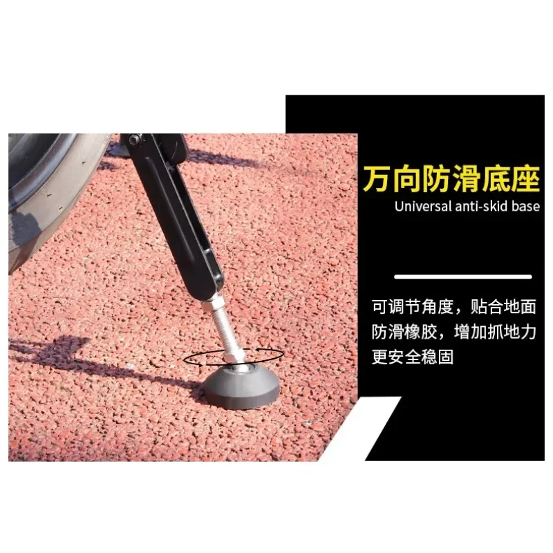Motorcycle Kickstand Wheel Support Side Stand Paddock Stable Repair and Maintenance Parking Support Tool Folding Portable Labor-