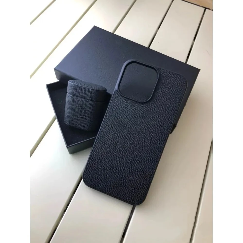 Étuis de téléphone en cuir d'affaires haut de gamme de luxe pour IPhone 16e 16/15/14 Plus 13/12 Pro Max mode Sle housse de Protection Anti-chute