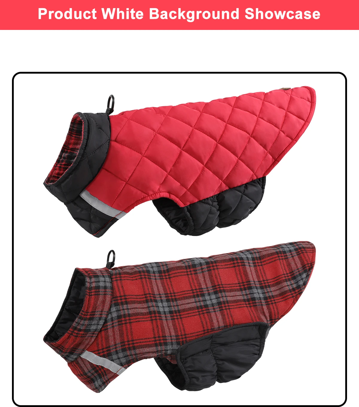 Winterhundekleidung, warmer Hundemantel, beidseitig tragbar, PP-Baumwolle, Outdoor-Welpenkleidung, Jacke, Chihuahua, French Bulldog Kleidung – Detail 16