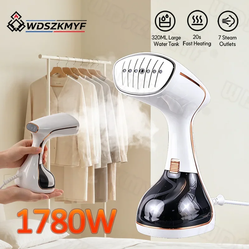 Vertical Steam Iron For Clothes Touch Screen Control 20 Seconds Fast Preheat 320ml Portable Home Small Fabric Clothes Steamer