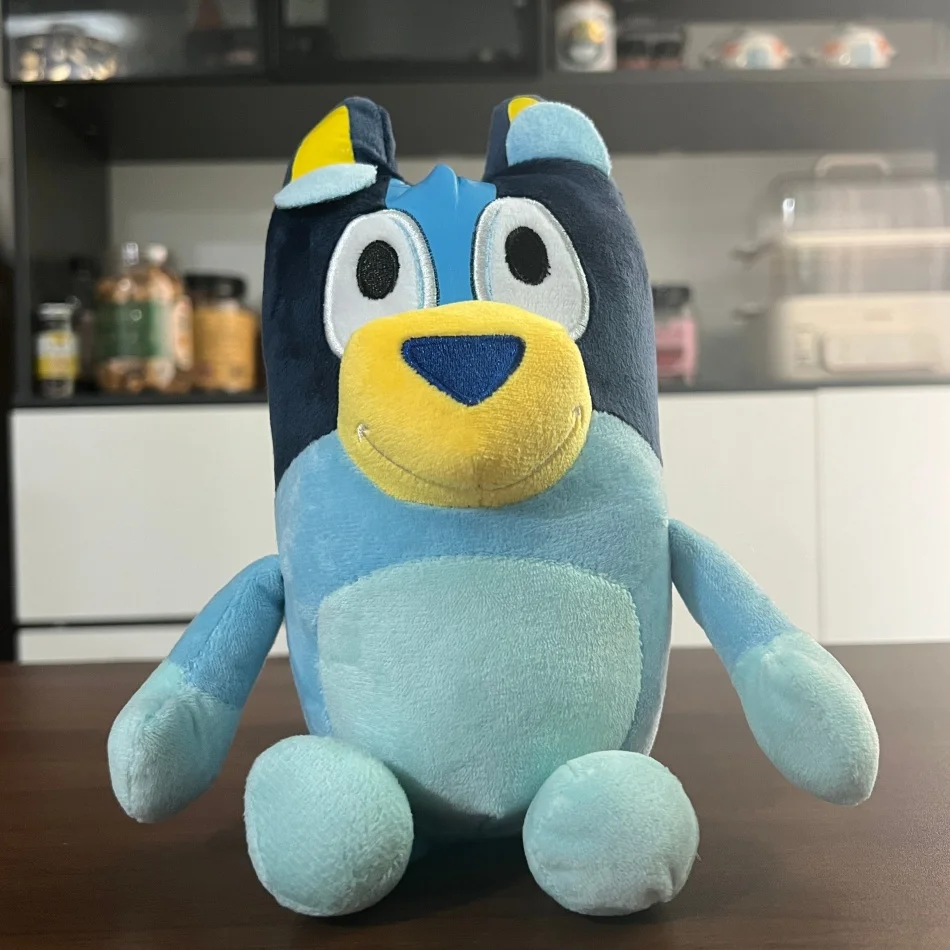 ตุ๊กตาบลูอี้ ขนาด 25 ซม. ตุ๊กตาสุนัขบลูอี้ บิงโก ตุ๊กตาผ้ากำมะหยี่นุ่ม ของขวัญวันเกิดสำหรับครอบครัว