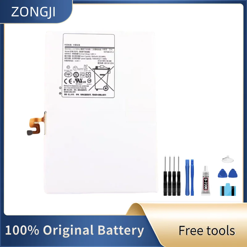 New Battery EB-BT725ABU 7040mAh Replacement Tablet Battery For Galaxy Tab S5e T725C T720 SM-T720 SM-T725 T865+ Free Tools