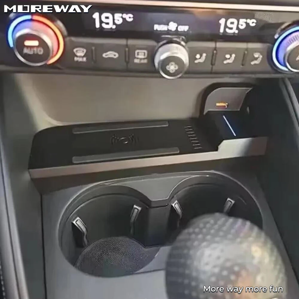 

Беспроводное зарядное устройство Moreway для Audi A3 8V S3 2014-2020, держатель для телефона, зарядка, подключение и использование, аксессуар для салона автомобиля.