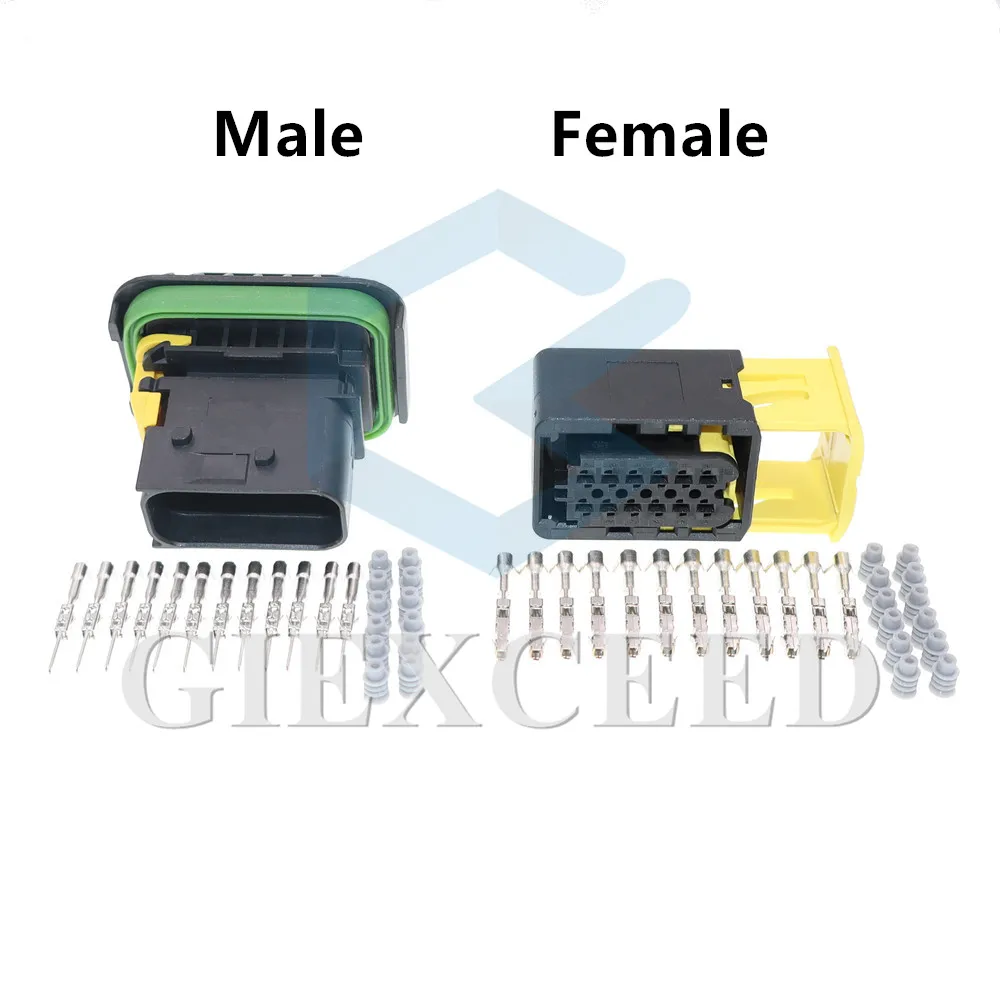 12 Pin 1-1564520-1  1-1703639-1 AC Assembly Automobile Urea Pump Plug Electrical Waterproof Connector New Energy Socket