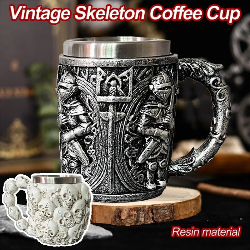 

Halloween Retro Skull Shaped Coffee Cup, Diy Decoration For Parties And Holidays, Home Kitchen And Bar Supplies, Coffee Cup.