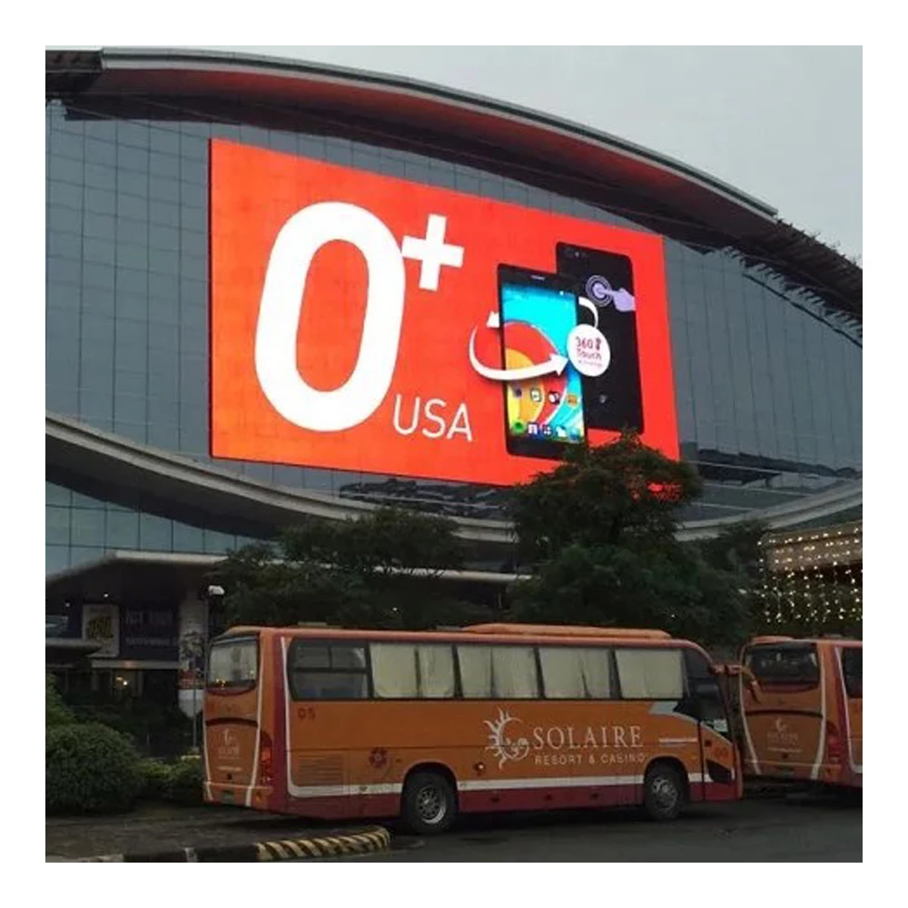 Big Outdoor Advertising Screen Big Ad Display P6 Outdoor Led Screen Led Wall Outside 3D Advertising Display Screens