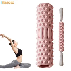 Rouleau de massage musculaire du dos en mousse, exercice d'étirement, exercice de fitness, yoga, pilates, gym, fitness