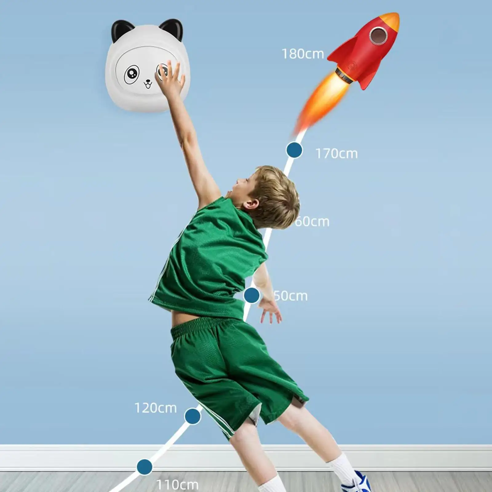 Wall Mounted Touch Jump Toy, Device Height Jump, Height Touch Device Assistant