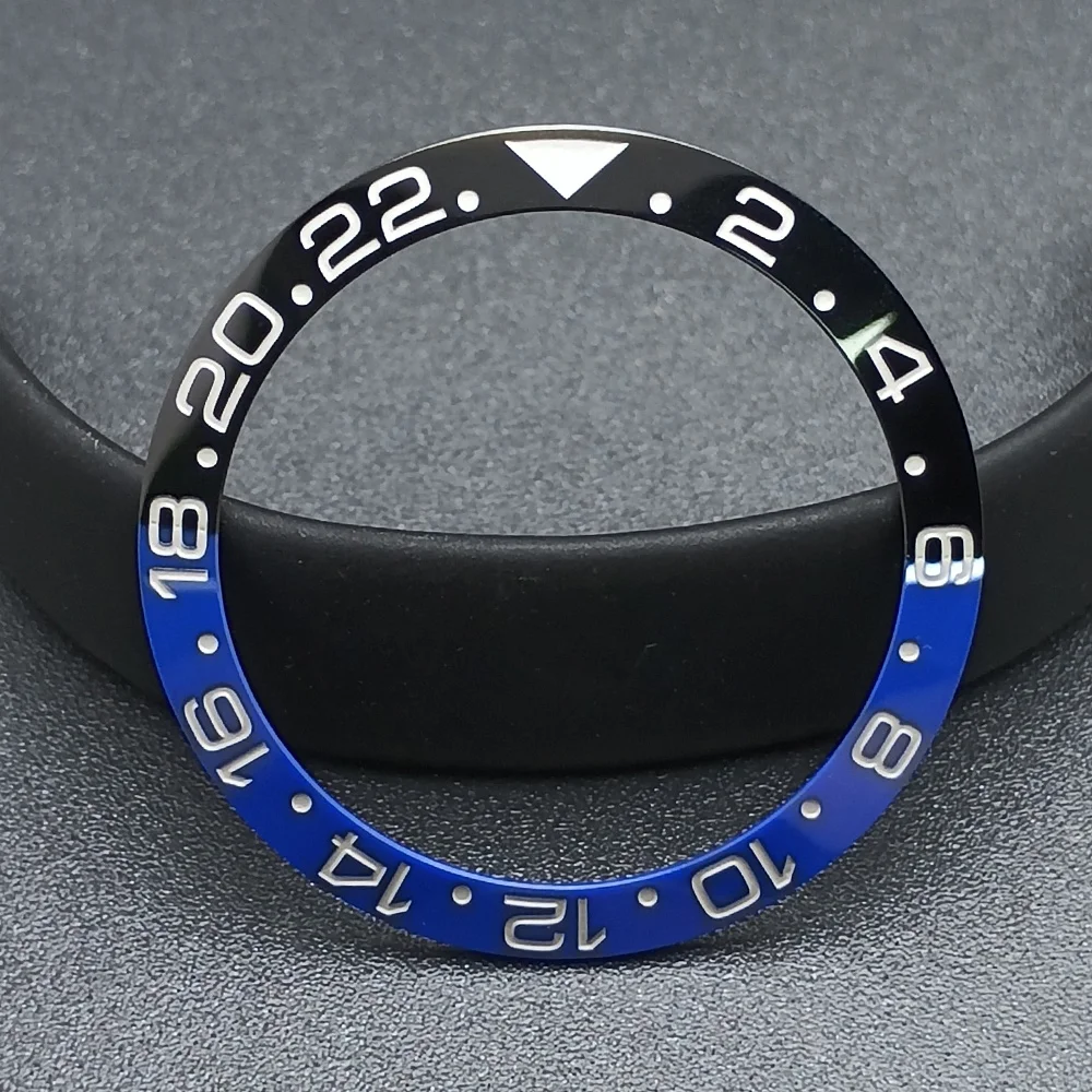 Sloping Ceramic Bezel Insert 38*30.6mm Replacement of Watch Accessories Parts image 3