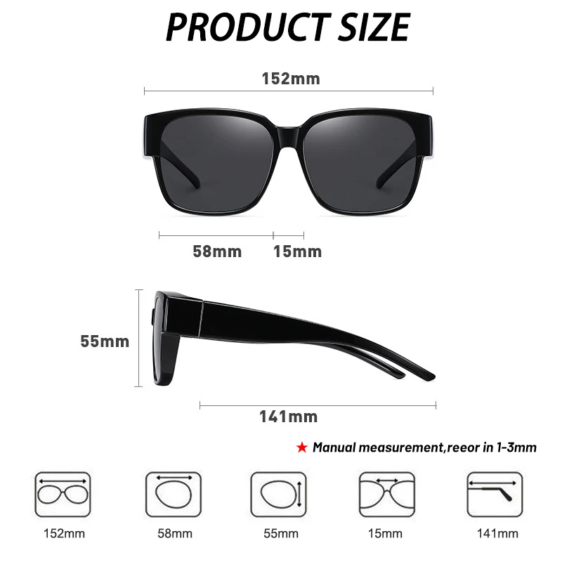 Polarized Sunglasses Mens Women Driving Mirror Sun Glasses TR90 Frame Goggles UV400 Anti-Glare Eyewear Rays Brand Designer