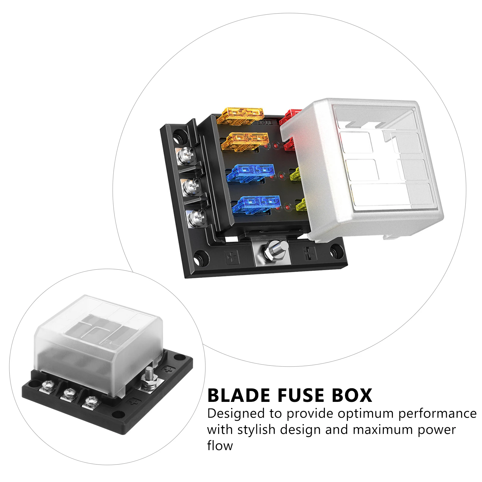 

mini fuse fuse fuse fuse car audio car with LED warning indicator 6 ways car fuse