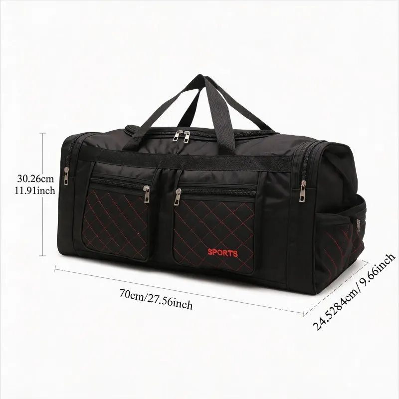 Large Capacity Handheld Travel Bag Crossbody Multi Pocket Storage Practical Gift