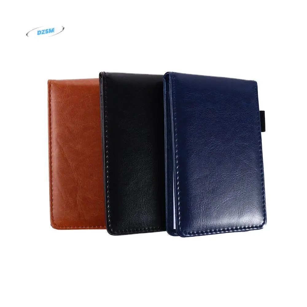 

Stationery School Supplies Diary Small Leather Cover Memo Pads Pocket Planner Business Memos Mini Notepad A7 Notebook