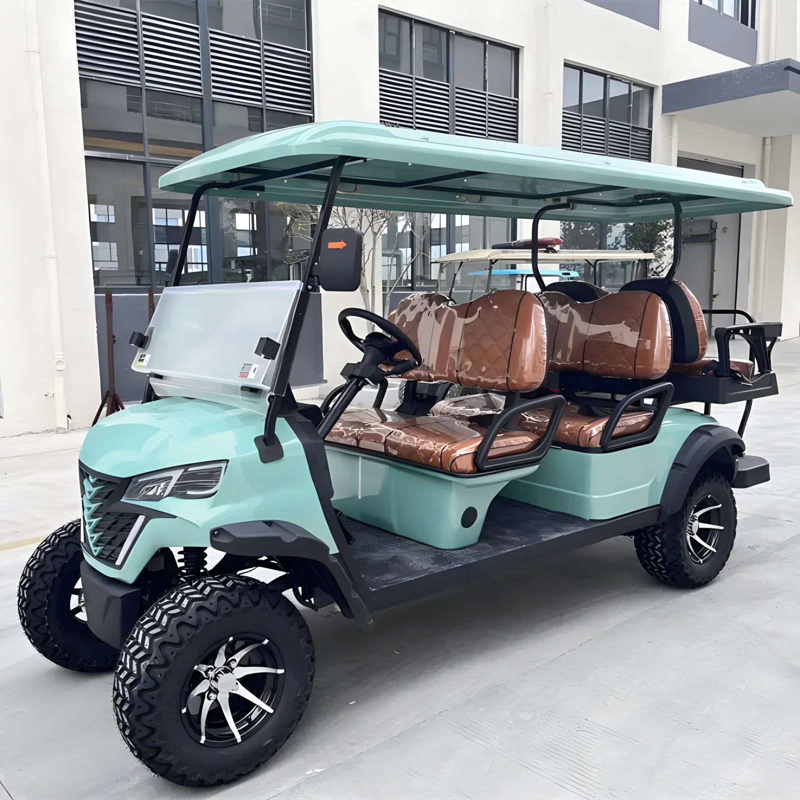 Chinese Factory Produce 2024 New 48V Custom 2 Seats Golf Cart Electric Powered