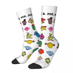 Hip Hop Retro Together Crazy Men's compression Socks Unisex Mr. Men Little Miss Harajuku Seamless Printed Funny Novelty Happy