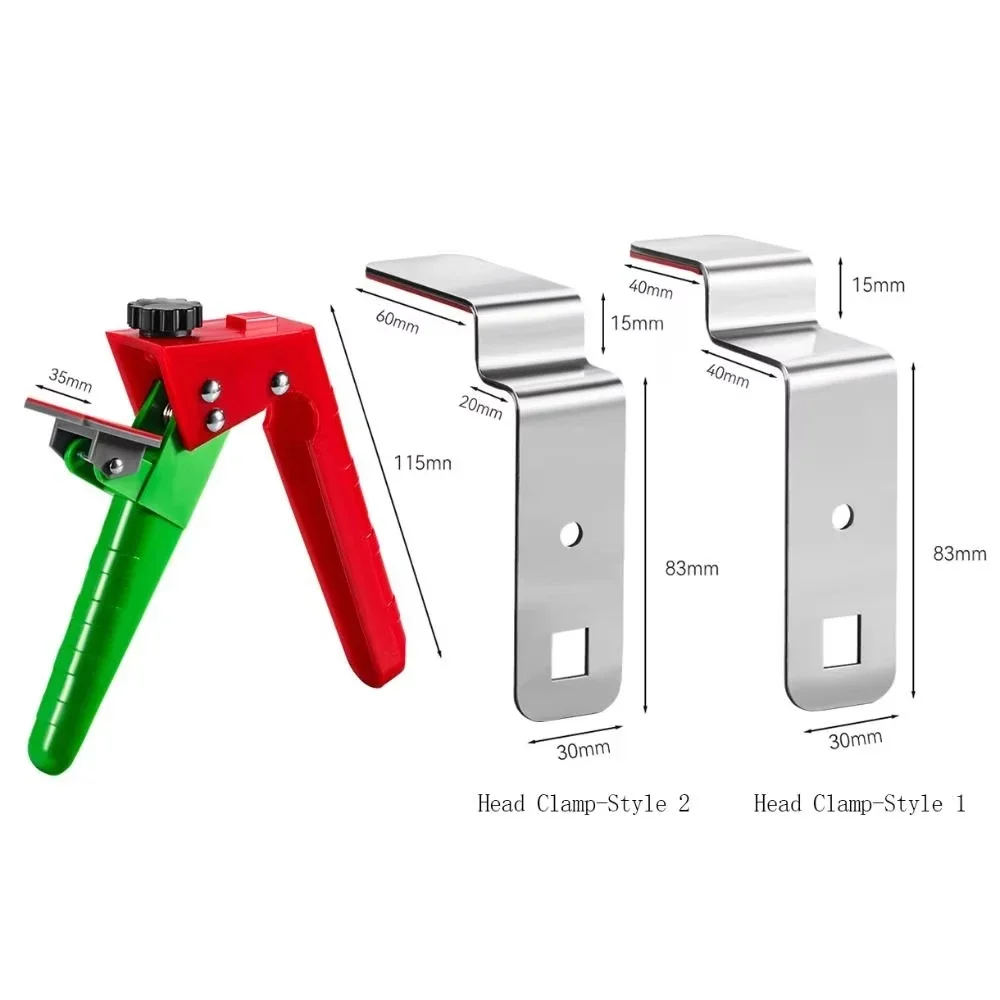 Household Stainless Steel Auxiliary Fixed Clip Press Type Drawer Mounting Clamp Panel Handle Auxiliary Installation Clip