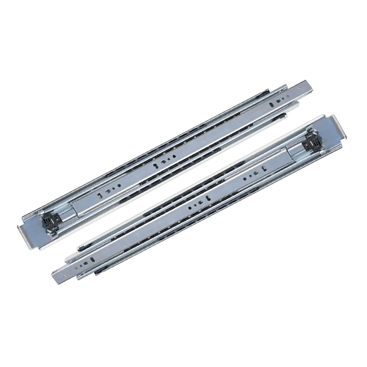 9301 Heavy Duty Ball Bearing Drawer Slide 76mm Three Full-spread Rails Off-road Vehicle Extension RV Parts Accessories
