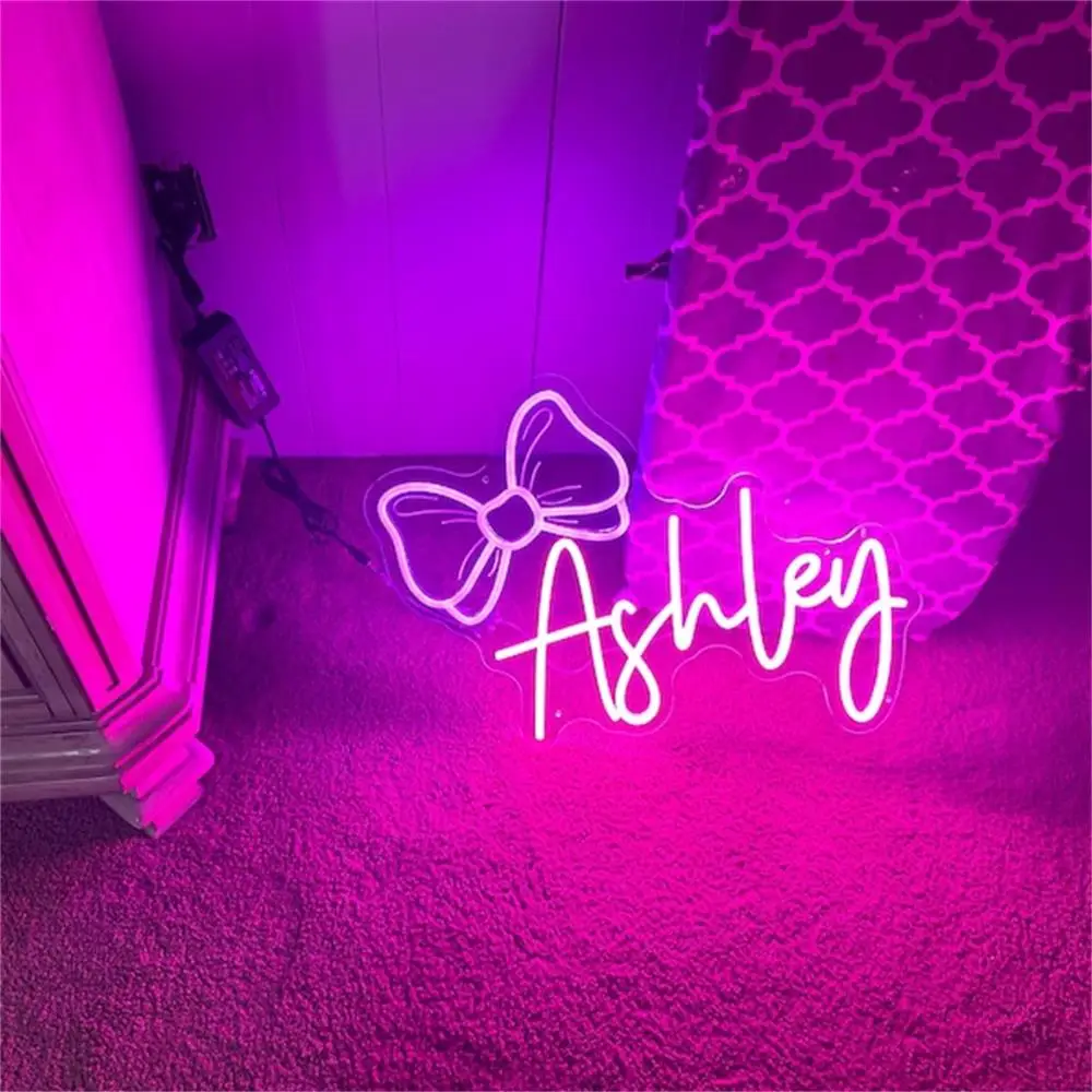 Custom Neon Sign  DIY own Pattern neon signs Personalized Led Name Light Sign for Kids Home Decor Gift  Wall Decor Bedroom Decor
