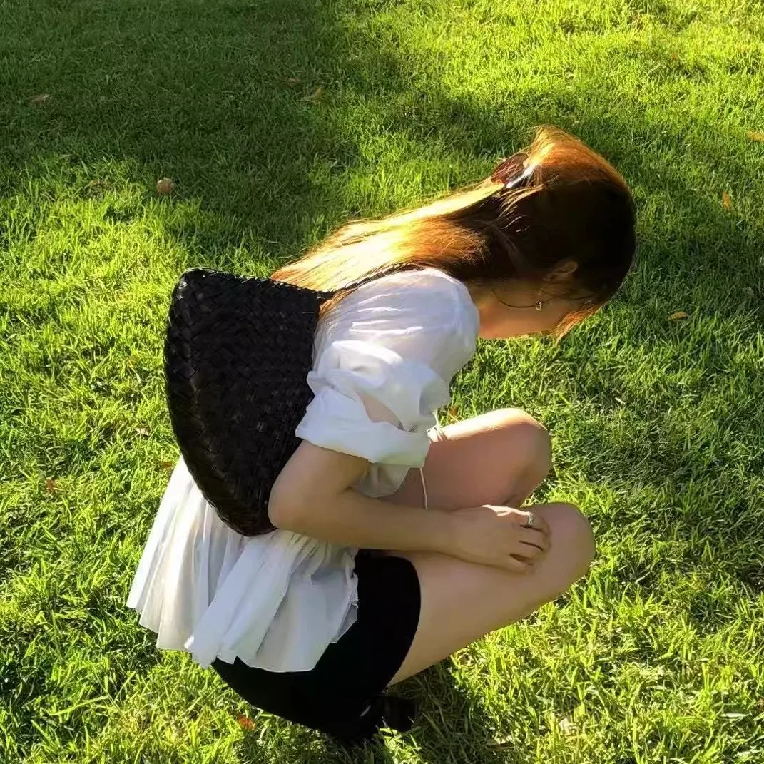 Sweet Ele V-Ne Long Sve irt Dongda Gate Ounce Retro Design Sense Tie Women's Cotton Breathable Comfortable Faion