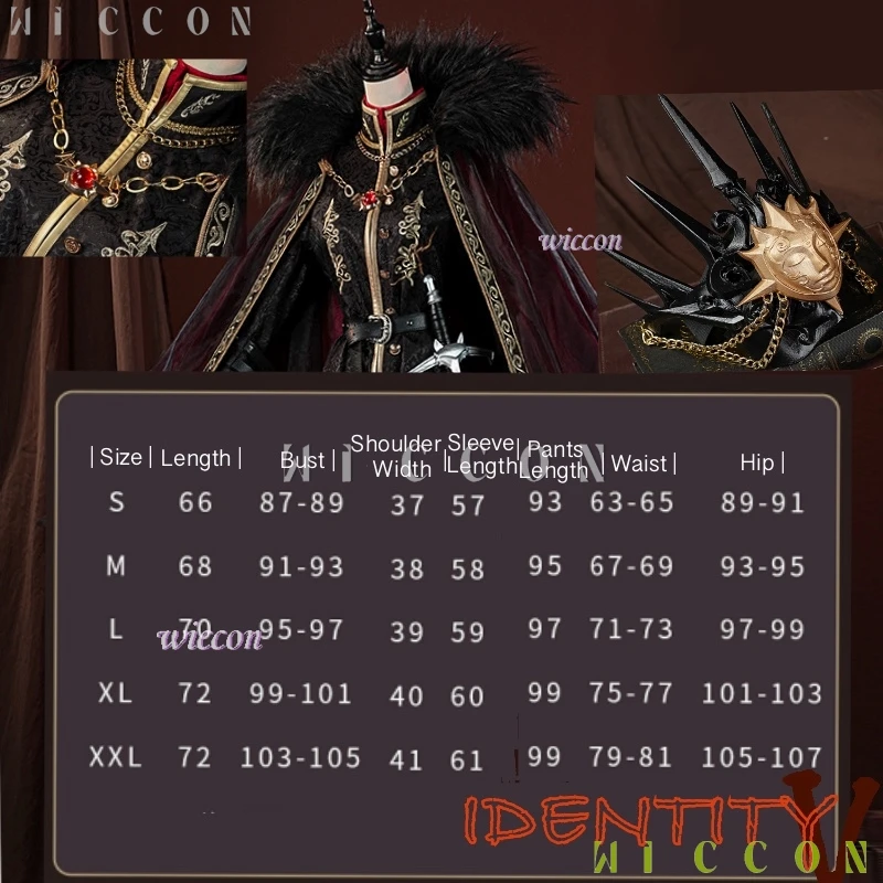 Identity V Game One Character Regulator Morningstar Ithaqua Cosplay Costume With Hair And Shoes And Full Suit About The Clothes