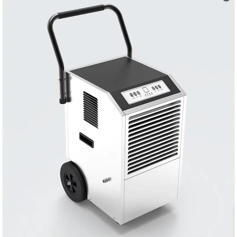 60L Dehumidifier Large Capacity Commercial Industrial Basement Greenhouse Room Damp Remover With Wheels Easy Move Efficient