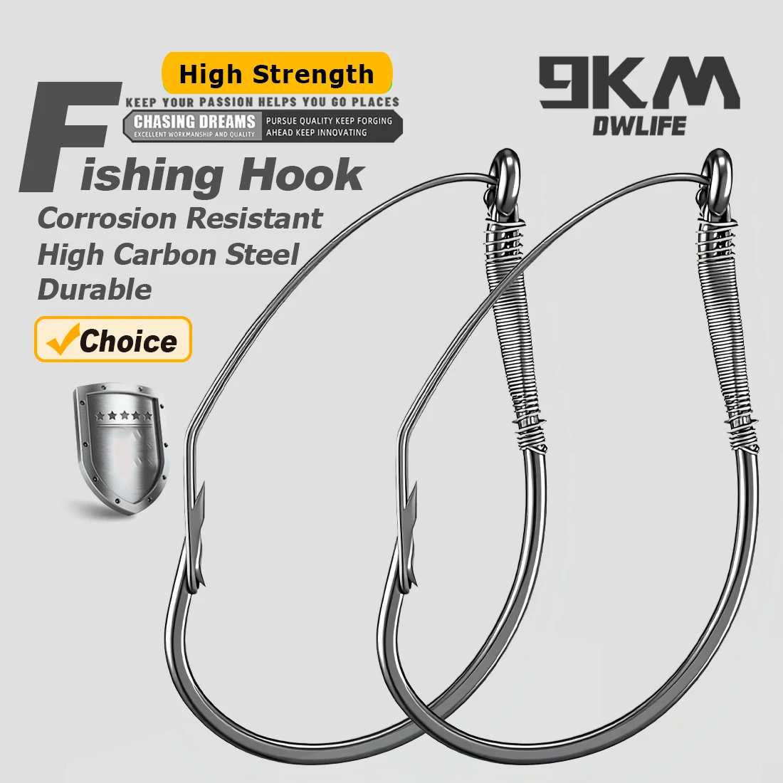 9 كجم قطرة النار الأعشاب هوك أحمق تلاعب السنانير دودة هوك البحر باس الصيد هوك لتزوير أحمق #1