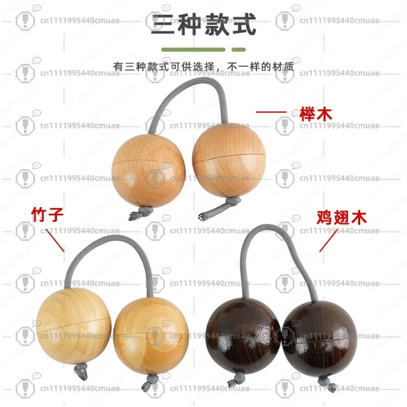 Wooden Rhythm Sandball Drum Ball Rhythm Instrument Percussion Instrument Easy for Beginners Casual Toys