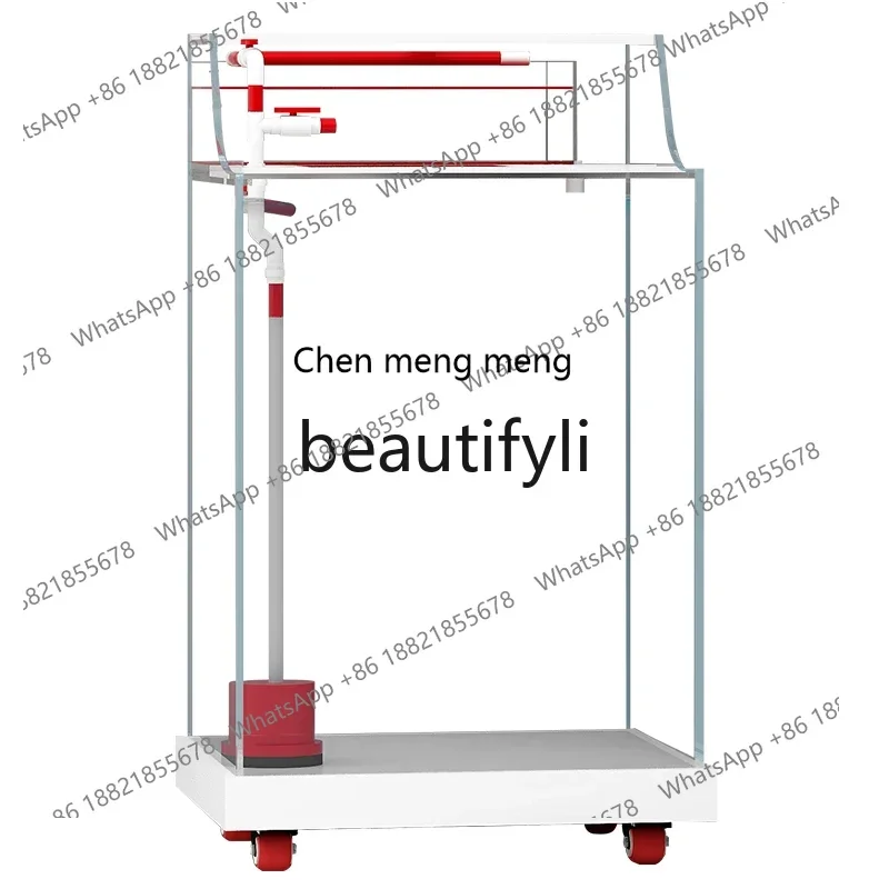 2003Ultra-clear Glass Fish Tank with Filter, Water Treatment, Chlorine Removal, and Movable Water Change System