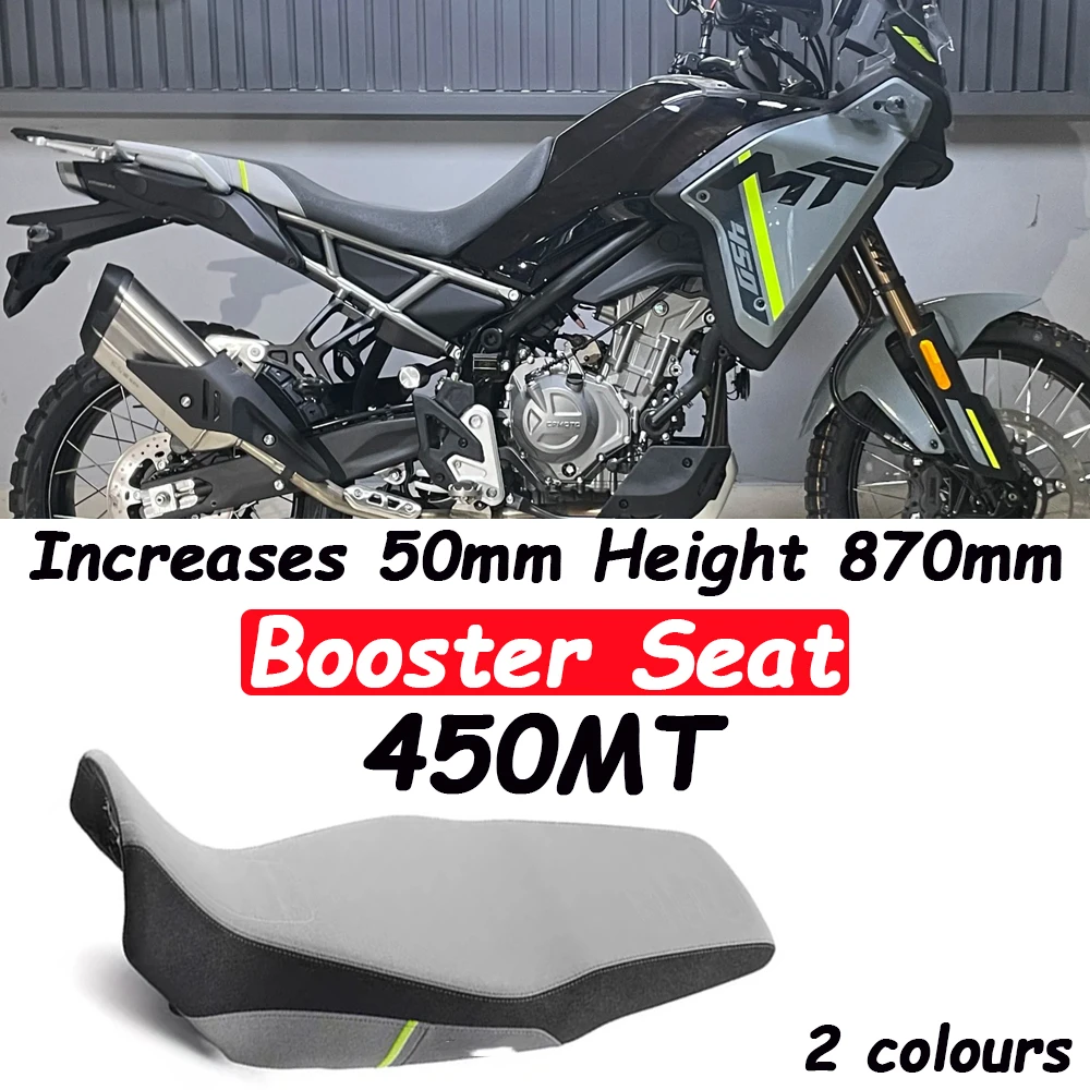 FOR CFMOTO 450MT Motorcycle Modified Heighten Seat Cushion Original 450 MT Increases 50mm Heightening 870mm Height Seat Cushion