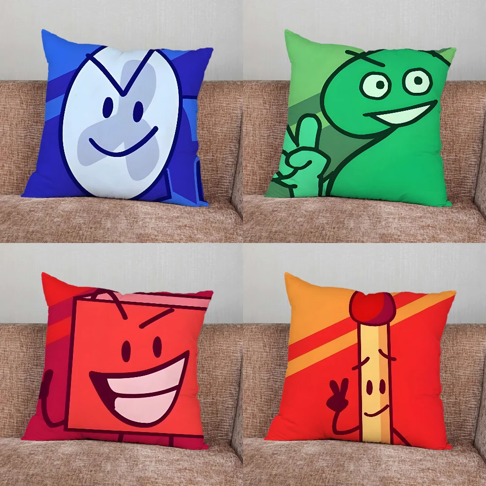 

Bfdi Battle For Dream Island Pillow Case For Home Bedroom Car Office Decoration Living Room Sofa Cushion Cover Suitable
