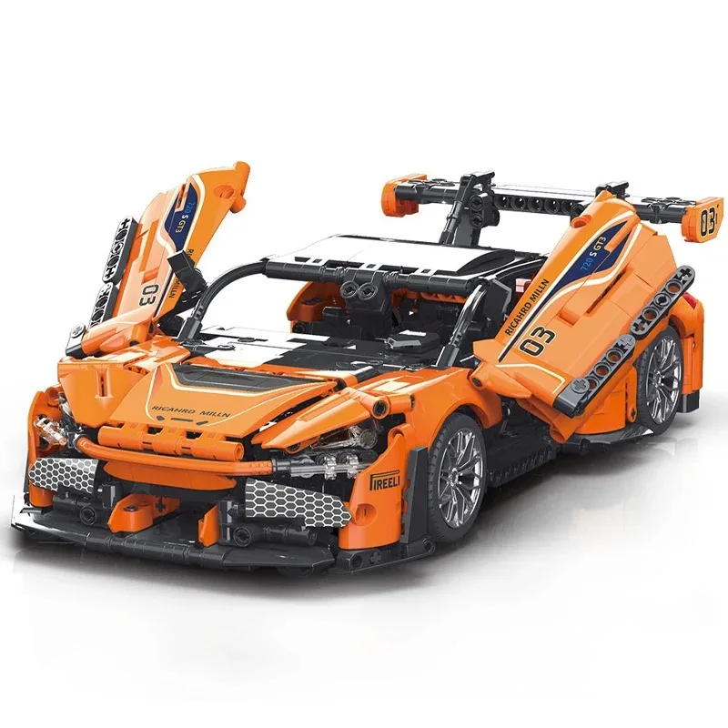 Technical 1:14 Champion 720S Speed Sports Racing Car Building Blocks Decoration Model Adult Bricks Toys For Boys Kids Gifts