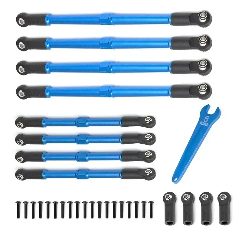 ก้านดันโลหะ ตัวเชื่อมต่อเพลาล้อ ตัวปรับแรงตึง 5319X 5338R สำหรับรถบังคับวิทยุ 1/10 Trxs Summit Revo E-2.0 อะไหล่ อุปกรณ์เสริมสำหรับการอัพเกรด