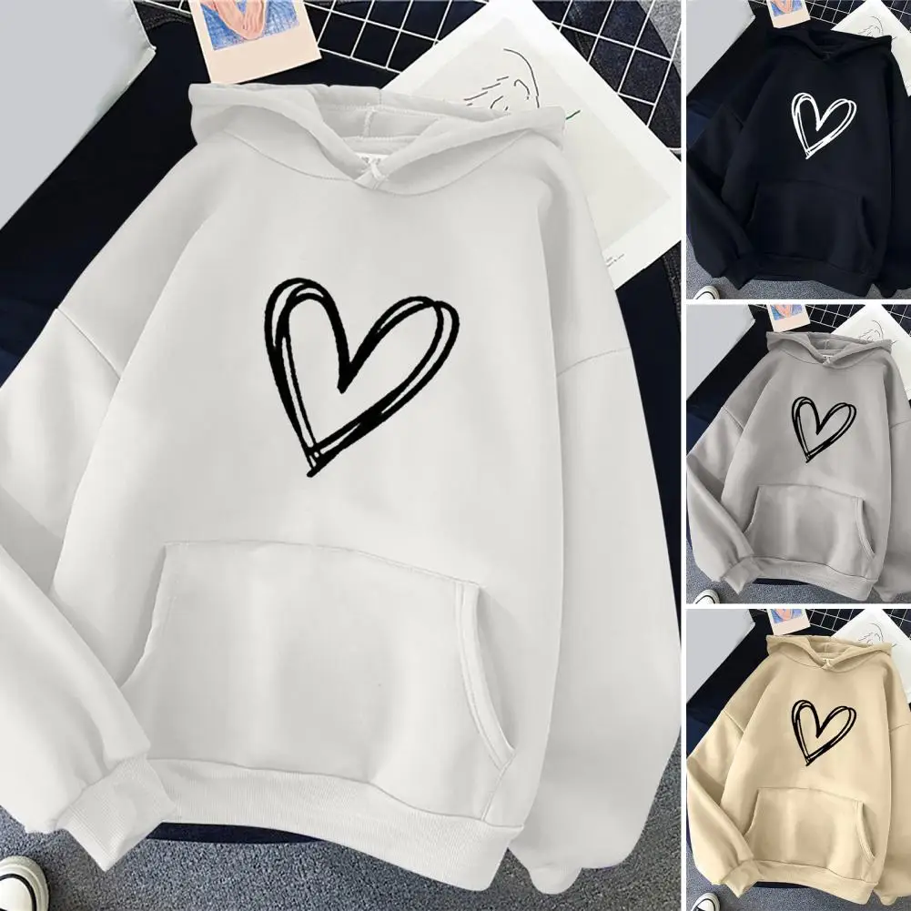 Sudadera con capucha para hombre y mujer, jersey de manga larga con cordón, forro polar fino, Tops deportivos holgados, otoño