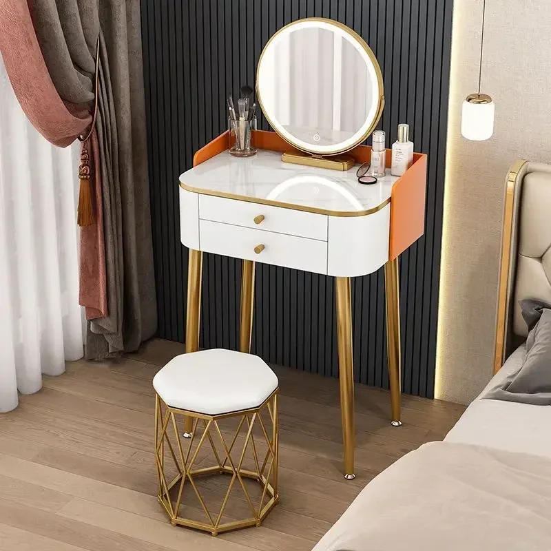 Table Simple Modern Luxury Mini Dressing Makeup Tables Nordic Small Family Vanity Desk Mirror Dressers For Bedroom Furniture
