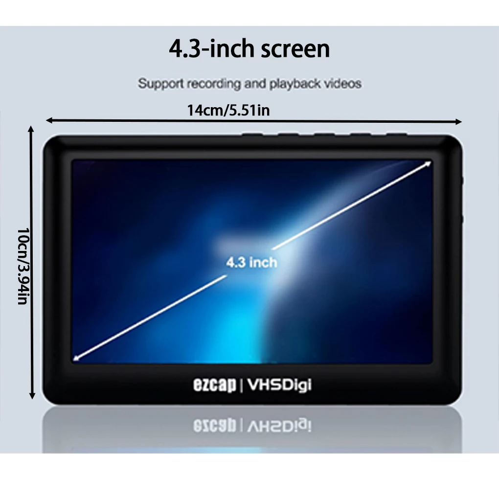 ABS VHS в цифровой преобразователь AV-видеорегистраторы для простого преобразования Vhs-плеер только для лент Vhs