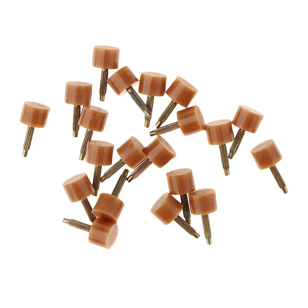 Heel Dowel Plastic Heel Tip Replacement Wear Resistant Shoe Heeltaps Set for Repairing Footwear Heels