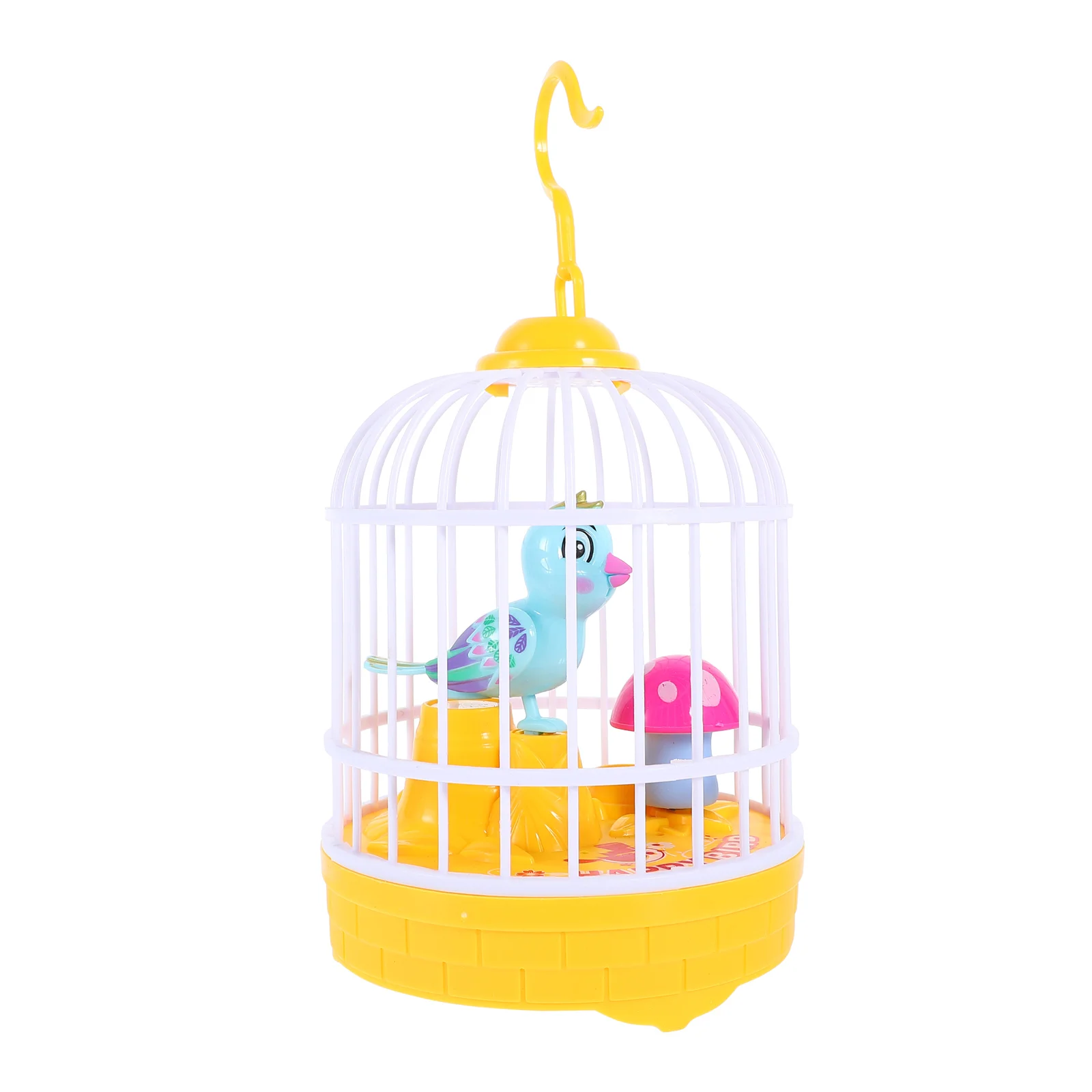 Light Music Bird Cage Electric Toy Kids In Unique Sensor Abs Voice-activated Plastic Shape Child Creative Simulation