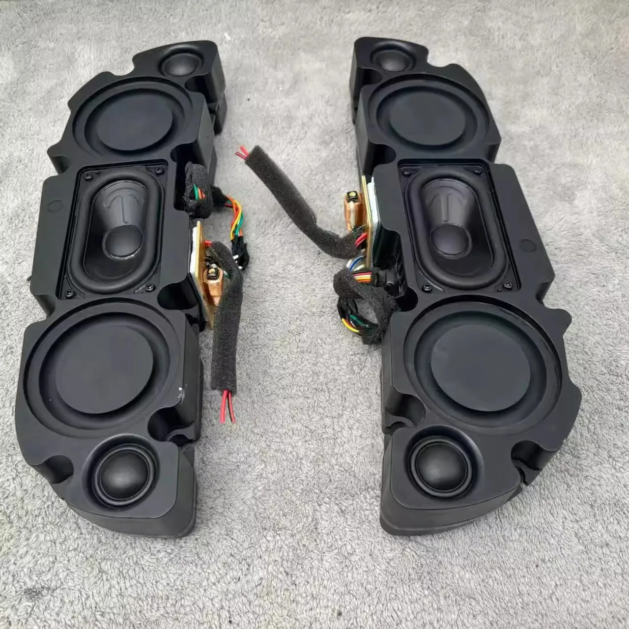 Hi-Fi 2-Way Passive Speaker: Triple Driver, Dual Bass Diaphragms & Long-Throw Dual Tweeters for Home/Studio Audio 2pcs DIY