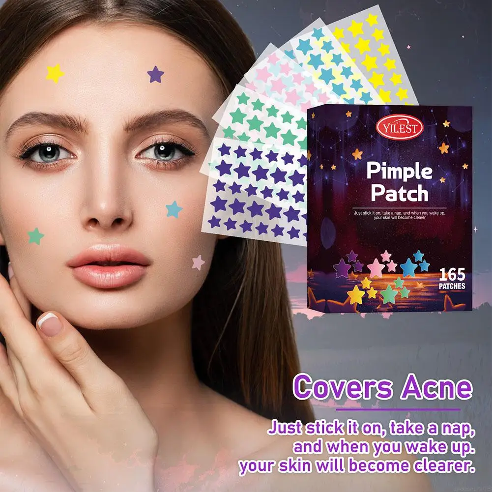رقعة Pe Star-Pimple لإزالة حب الشباب ، ملونة ، غير مرئية ، كونسيلر إسقاط ، جمال ، مكياج ، بقعة ، أدوات الجلد ، ملصقات السفينة ، F E0y6