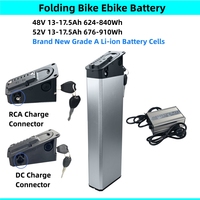 Fat Tire Folding Electric Bike Battery 48V 13Ah 15Ah 16Ah 17.5Ah 52V 17.5Ah for Mate X Mate City Cyrusherr XF690 Maxs Wallke H6