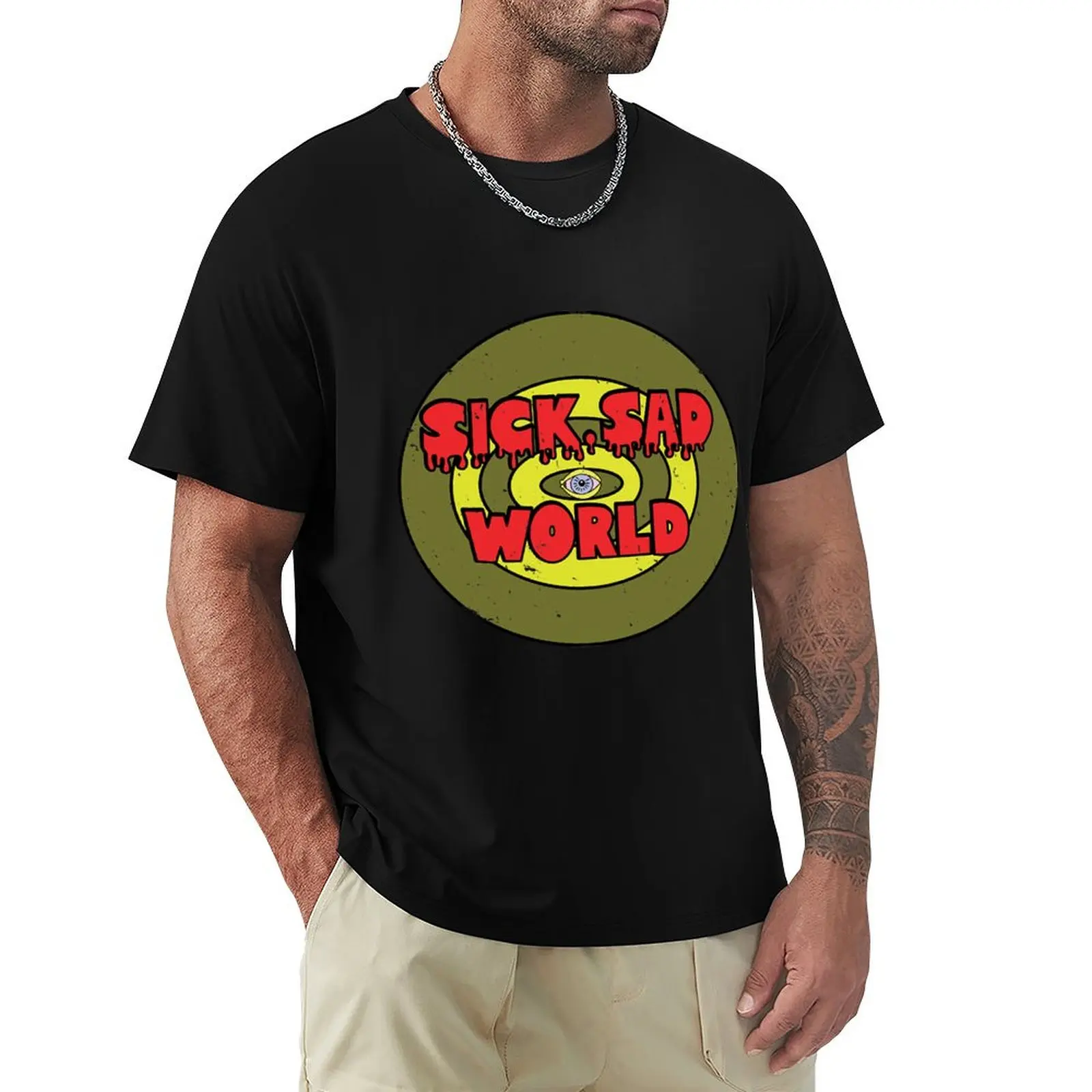 Sick.Sad World T-Shirt Moisture Control Sports Tee