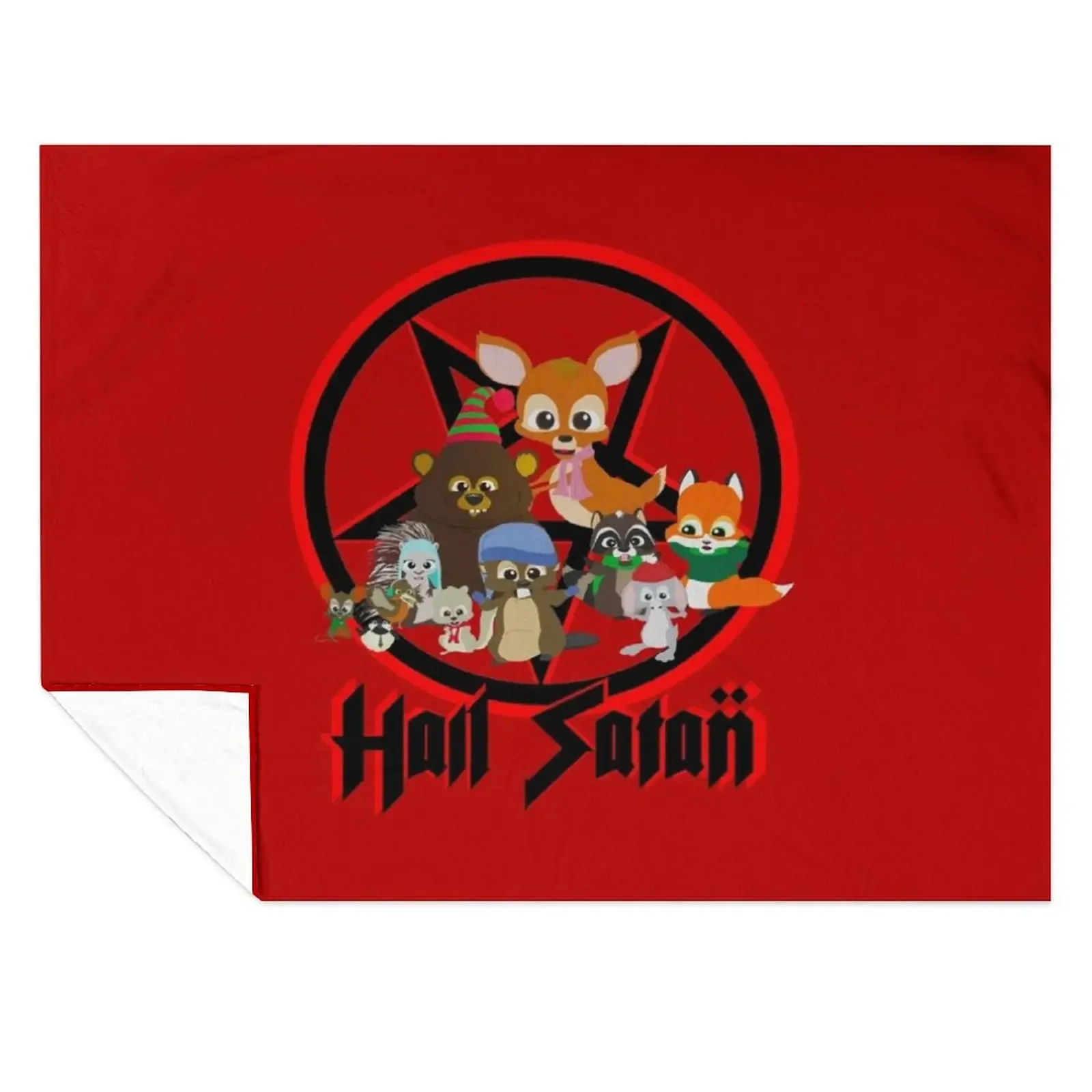 

South Park - Woodland Critter Christmas - Hail Satan Throw Blanket Warm Weighted for sofa Baby Blankets