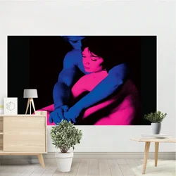 TV Girl Albums Who Really Cares Wall Poster Tapestry Psychedelic Couple Lover Art Aesthetic Bedroom Decoration Painting